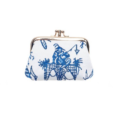 Signare USA British Museum Chinoiserie Coin Clasp Frame Purse