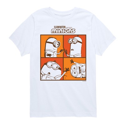 Boys' - Despicable Me - Minion Grid Short Sleeve Graphic T-Shirt