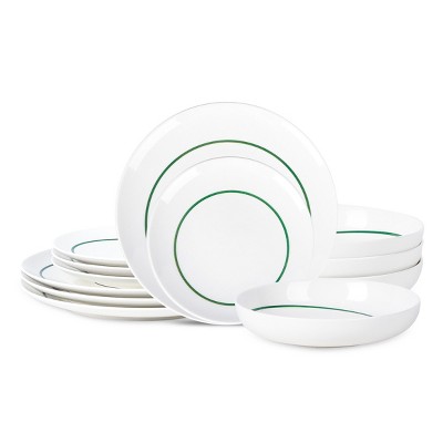 Stone Lain Luna 16-Piece Dinnerware Set Porcelain, Service for 4
