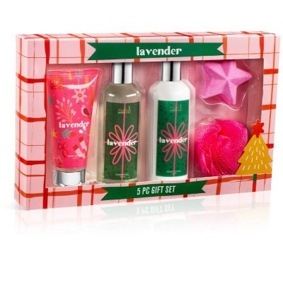 Freida & Joe 5-piece Lavender Bath & Body Collection Gift Box