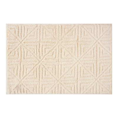 20"x30" Lattice Square Non-Skid Bath Rug - Threshold™