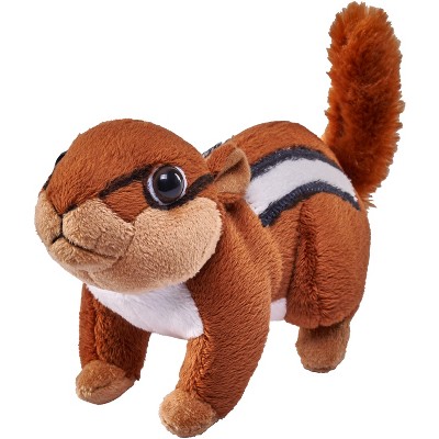 Wild Republic Pocketkins Eco Chipmunk Stuffed Animal, 5 Inches