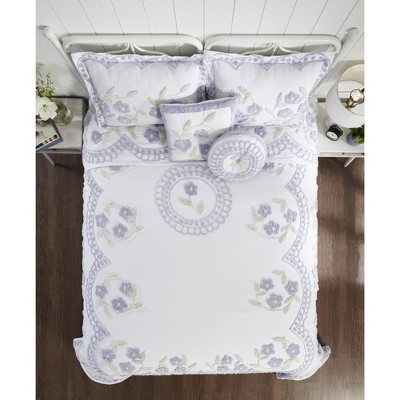 Bloomfield Collection Floral Design 100% Cotton Tufted Unique Luxurious Bedspread - Better Trends