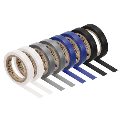 Unique Bargains PVC Stickiness Tennis Badminton Racket Grip Finishing Tapes 8 Pcs
