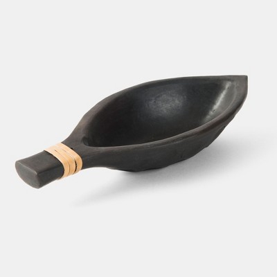 Mela Artisans Longpi Black Clay Nut Bowl