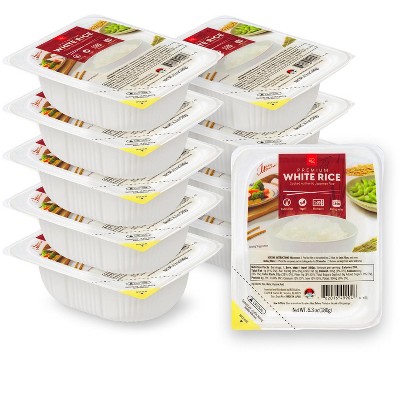 IRIS USA Japanese Rice, Instant White Microwavable Rice 80 seconds