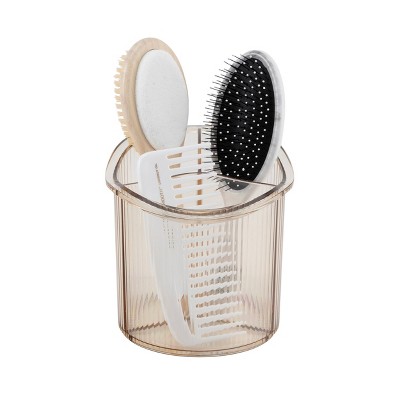 Thinkspace 3 Compartment Tall Holder Ribbed Brown