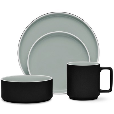 Noritake ColorTrio 4-Piece Stax Place Setting