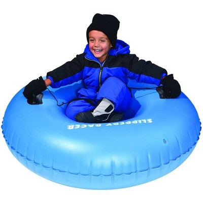 Slippery Racer AirRaid 48" Inflatable Snow Tube - Blue