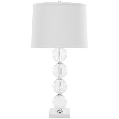 Amanda Black Glass Globe Lamp - 31 Inch Height - LIT4006 - Safavieh