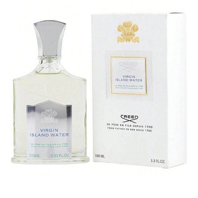 Creed Virgin Island Water By Creed Unisex Eau De Parfum Spray 3.3 Oz Lime, Sicilian Mandarin, Ginger, Ylang-Ylang, Hibiscus 2007 Casual Perfume