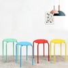 Costway Set of 6 Portable Plastic Stack Stools Backless Classroom Seating - 4 of 4