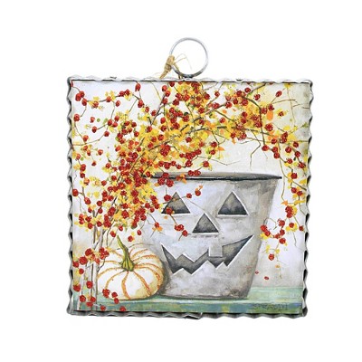 Halloween 7.0 Inch Jack-O-Lantern Bucket Halloween , Mini Gallery Roxanne Spradlin (1PC)