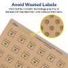 Avery Kraft Brown Square Labels with Sure Feed, 3/4" x 3/4" - 4 of 4