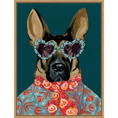Amanti Art 23"x30" Swag Shepherd by Yvette St. Amant Framed Canvas Wall Art