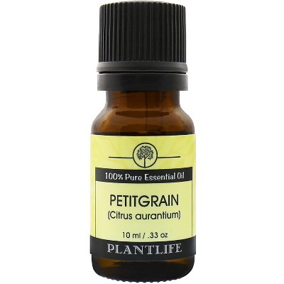 Plantlife Petitgrain Aromatherapy Essential Oil – 100% Pure, Therapeutic Grade, No Additives or Fillers, Made in California, 10 ml
