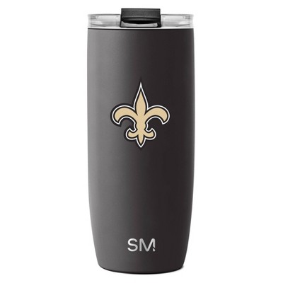 NFL New Orleans Saints Simple Modern Stainless Steel Voyager Travel Mug - 20oz