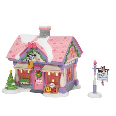Department 56 Set of 2 Department 56 Disney Christmas Lighted Minnie's Shoe Boutique #6010494