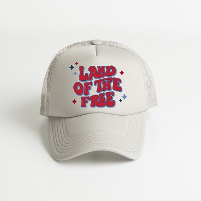 Simply Sage Market Land Of The Free Retro Foam Trucker Hat