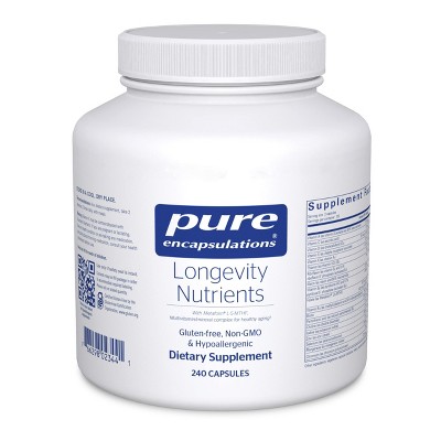 Pure Encapsulations Longevity Nutrients - to Support Healthy Aging, Brain Function, Eyes, Bones, and Vascular Health* - 240 Capsules