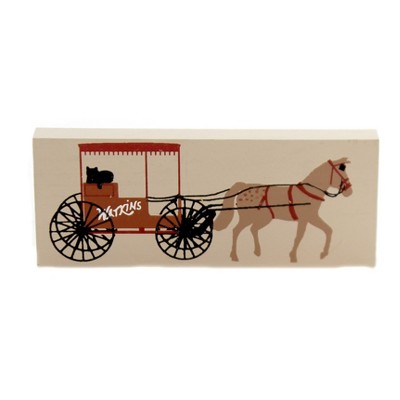 Cat's Meow Village 1.5 Inch Watkins Wagon , Accessory Horse Buggy Retired (PC)