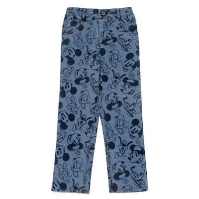 Disney Mickey Mouse Goofy Donald Duck Daisy Denim Pants Jeans Toddler