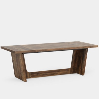 Tribesigns 70.87-Inch Executive Computer Desk with Solid Wooden Pedestal