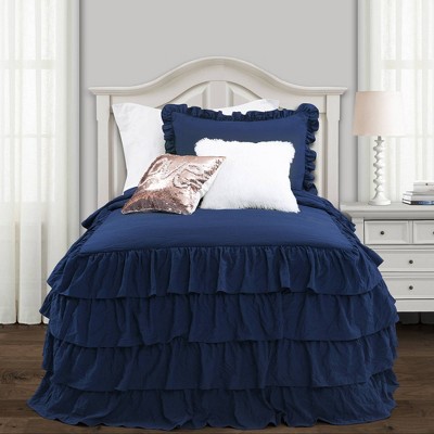 Lush Décor Allison Ruffle Skirt Bedspread & Sham Set