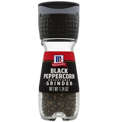 McCormick Black Pepper Grinder, 1 oz (Pack of 2)