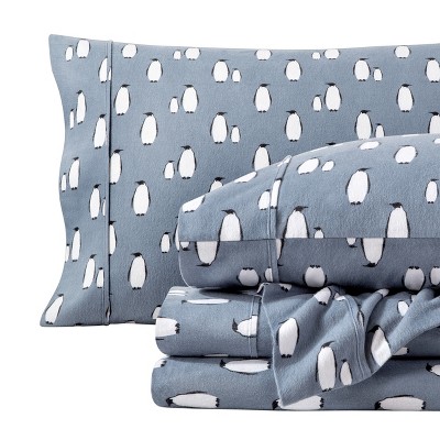 100% Cotton Flannel Printed Pattern Sheet Set by Bare Home