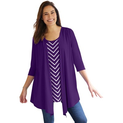Woman Within 7-Day Layered 2-In-1 Tunic