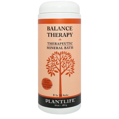 Balance Bath Salt Soak 16oz | Therapeutic Mineral Blend for Emotional Harmony & Clarity | Natural Aromatherapy | Plantlife