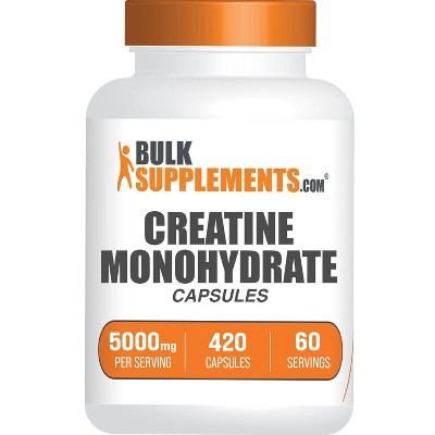 BulkSupplements Creatine Monohydrate Capsules