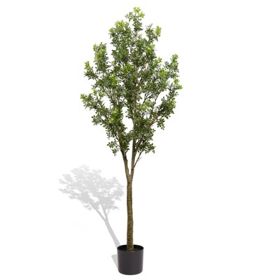 Chery Life 70.8" large artificial curved branches of green plants ly 1pcs/set