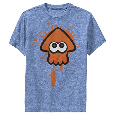 Boy's Nintendo Splatoon Orange Inkling Squid Performance Tee