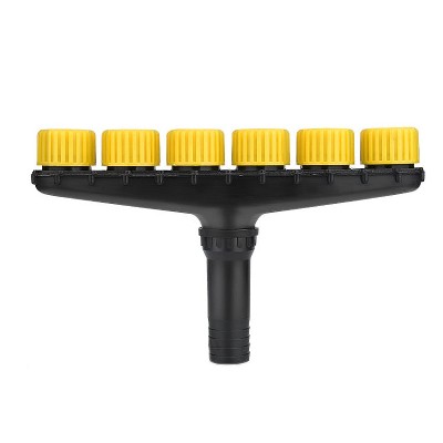 Gardening Watering Sprinkler Nozzle – 6 Head, 1.5 Inch Interface for Lawn & Garden Irrigation