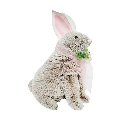 C&F Home Bunny Rabbit Bottlebrush Easter Figurine Decoration