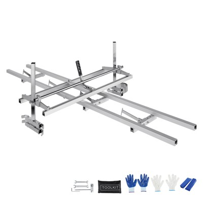 VEVOR Chainsaw Mill and Rail Mill Guide System, Portable Sawmill 14"-36" Guide Bar, 9ft Aluminum Saw Milling Rail Guide