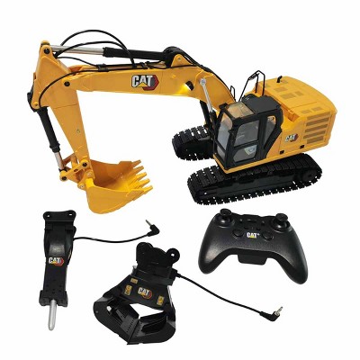 Diecast Masters 1/16 Radio Control Caterpillar 320 Excavator with Bucket, Grapple and Hammer 28005