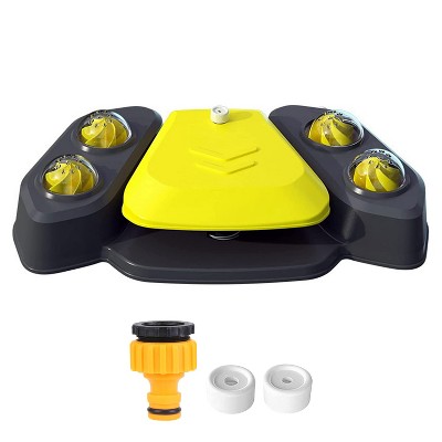 imountek"Multifunctional Dog Water Fountain: Automatic Pet Dispenser, Step-On Sprinkler & Playful Shower"Yellow