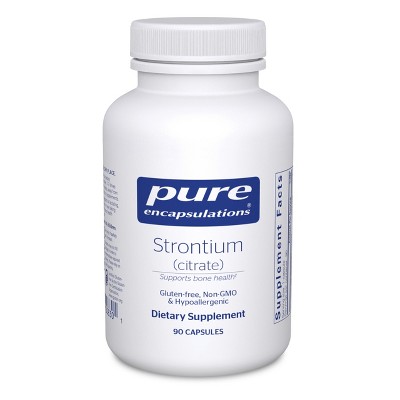 Pure Encapsulations Strontium (Citrate) - Hypoallergenic Dietary Supplement to Support Healthy Bones* - 90 Capsules
