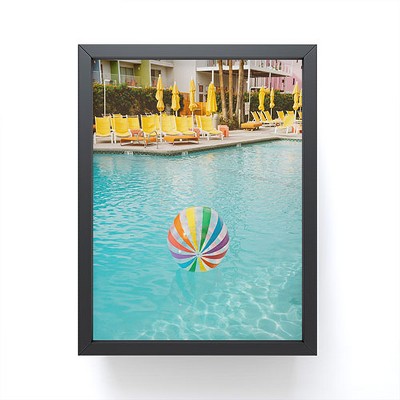 Bethany Young Photography Palm Springs Pool Day Framed Mini Art - Society6