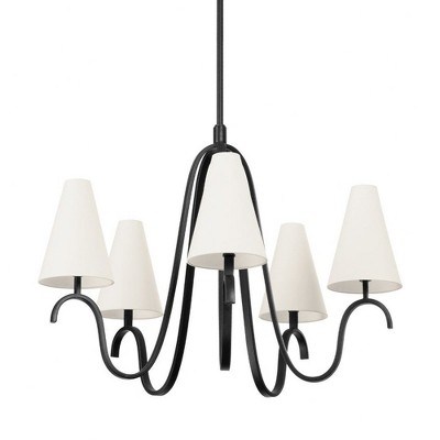 Troy Lighting Melor 5 - Light Chandelier in  Forged Iron