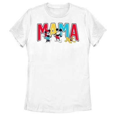Women's Mickey & Friends Mama Collegiate T-Shirt