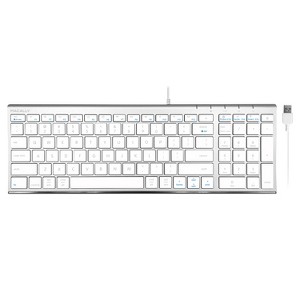 Macally Compact 98-Key USB Wired Keyboard for Mac and PC - 1 of 4