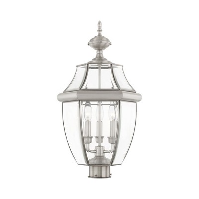 Livex Lighting Monterey 3 - Light Lantern in  Brushed Nickel