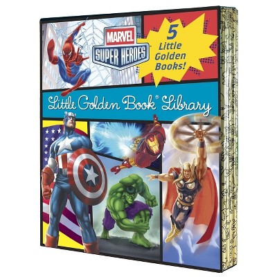 Marvel Super Heroes Little Golden Book Library - by  Various (Mixed Media Product)