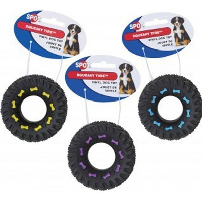Spot Vinyl Squeaky Tire