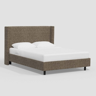 Austin Wingback Platform Bed in Tweed - Threshold™