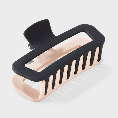 Two-Toned Claw Hair Clip - Universal Thread™ Black/White